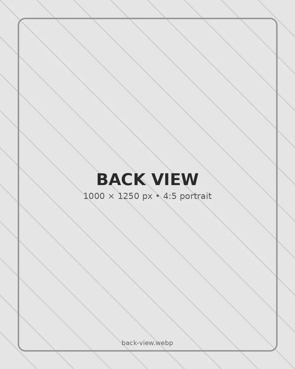 Placeholder for back view of a Frisky-T statement shirt