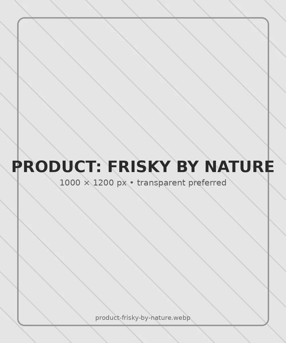 Placeholder for Frisky by Nature shirt mockup